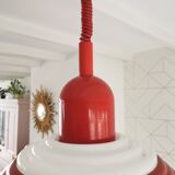 Vintage metal pendant light Hala, '80s