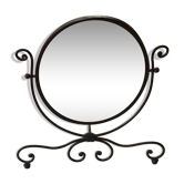 Swivel oval mirror 38x45 cm