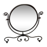 Swivel oval mirror 38x45 cm