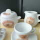 Vintage coffee service Faiencerie de Saint Amand 1713