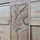Art Deco wooden and marble buffet