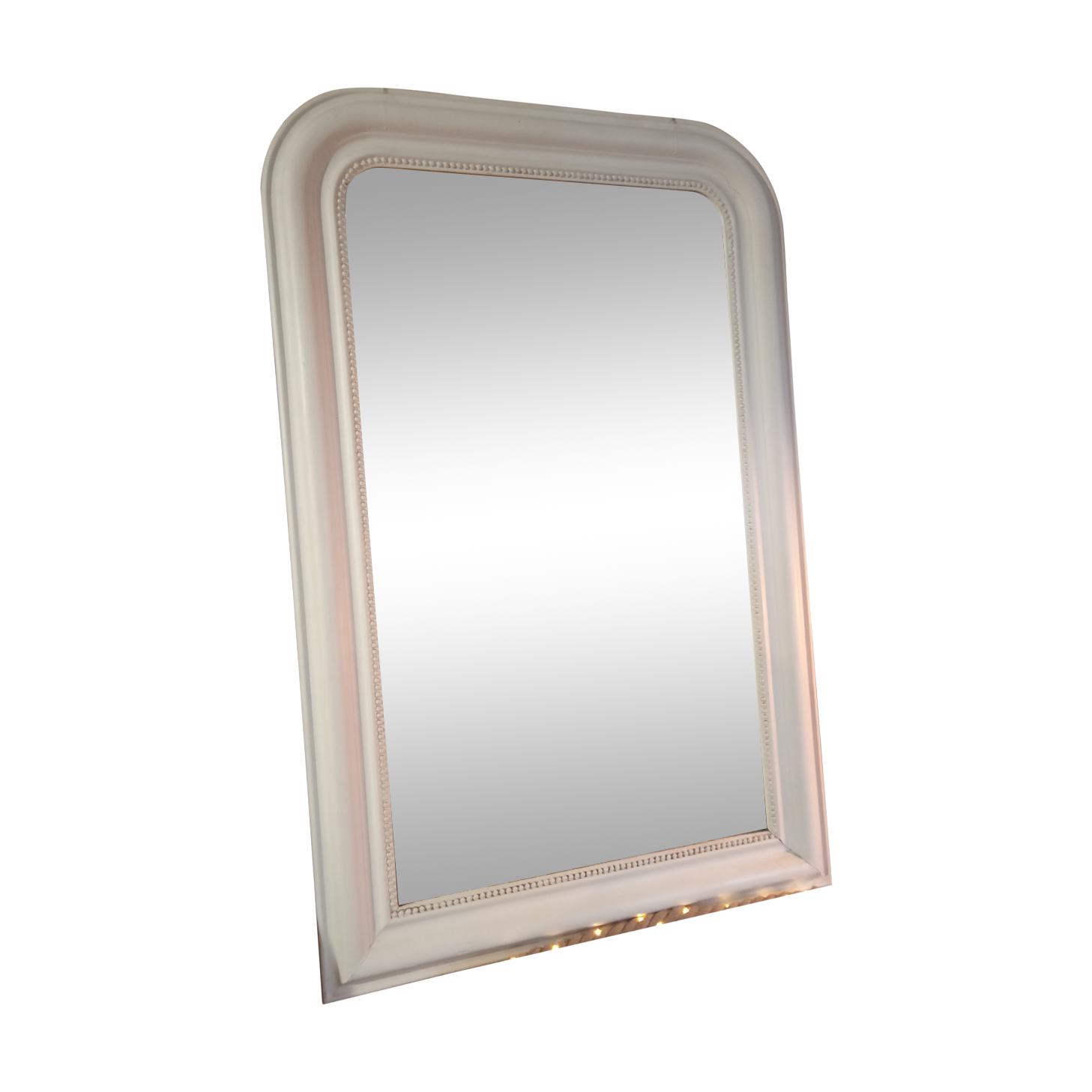 White Philippe Louis mirror 71x108cm