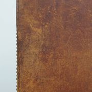 Set of 2 Wooden and Sheepskin Leather Dining Chairs from the Early 1900s