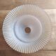 Abat-jour forme coupelle en verre bicolore