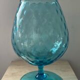 Vase optique en verre empoli Italy