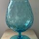 Optical vase in polished glass Italy