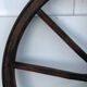 Roue de charette bois