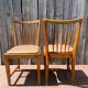 Vintage wooden dining chairs