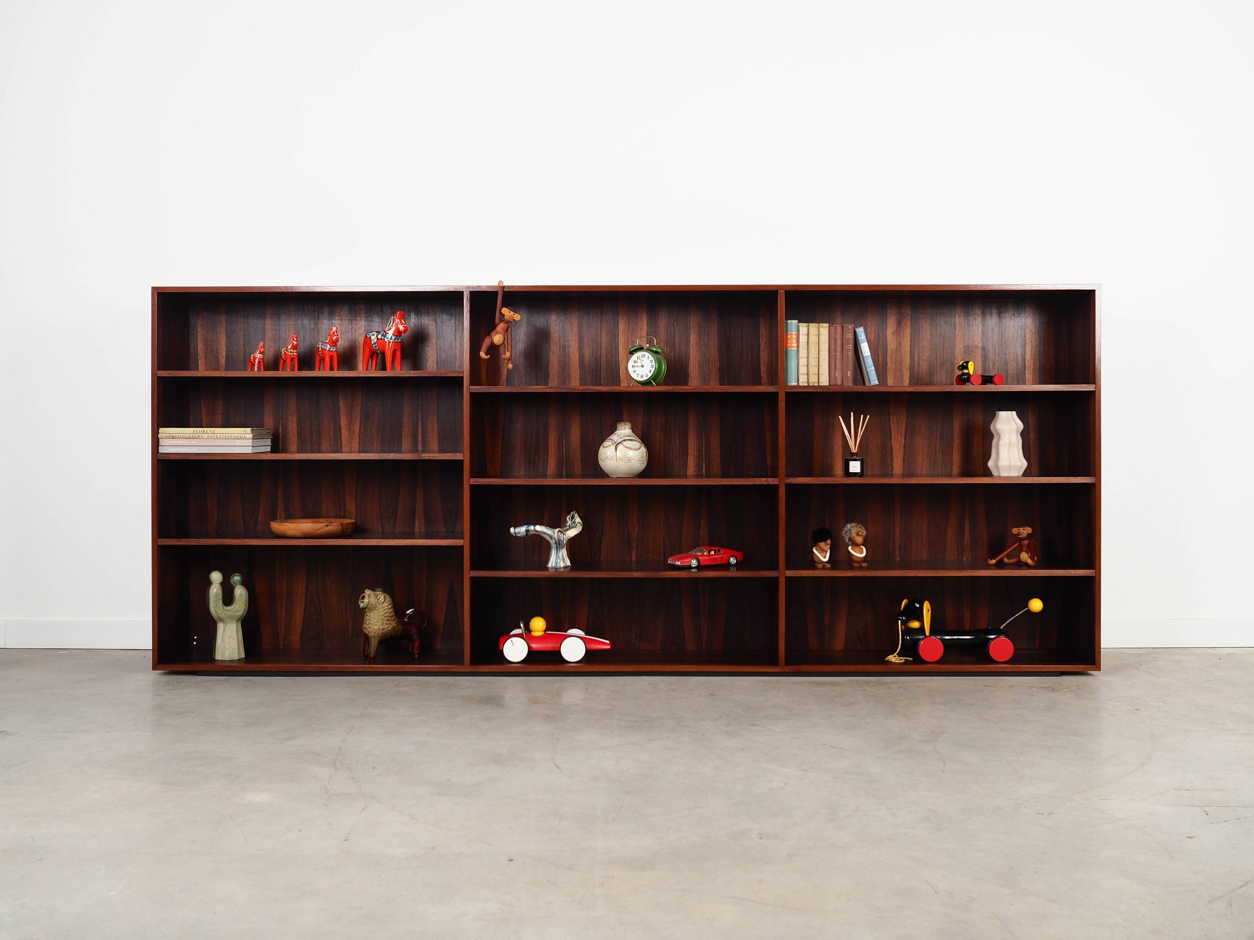 Rosewood bookcase, Danish design, 1970s, made in Denmark
