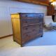 Rare jolie commode ancienne 4 tiroirs - style Louis Philippe en Noyer
