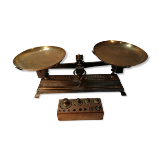 Old cast iron scale