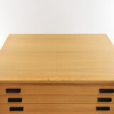 Vintage British Made Plan Chest of Drawers Artists Architects Map Table