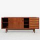 Midcentury Danish sideboard OS29 in teak by Arne Vodder for Sibast 1960s