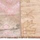 2x9 Turkish Pink & Brown Hallway Vintage Runner Rug, 77x270Cm