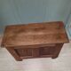 Oak chest with towel pleats