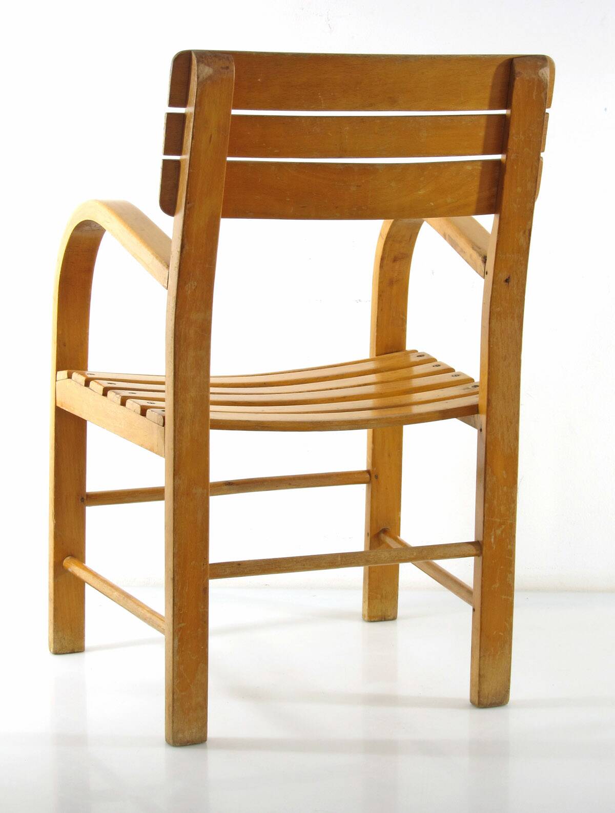 Mid-Century Vintage Wooden Children’s Chair – 1950s