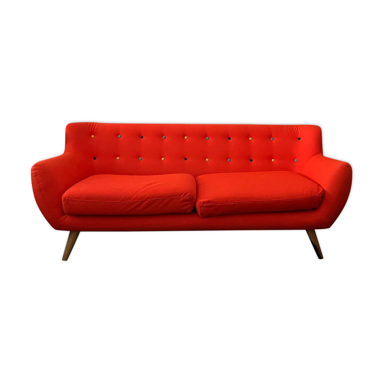 Orange sofa