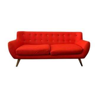 Orange sofa