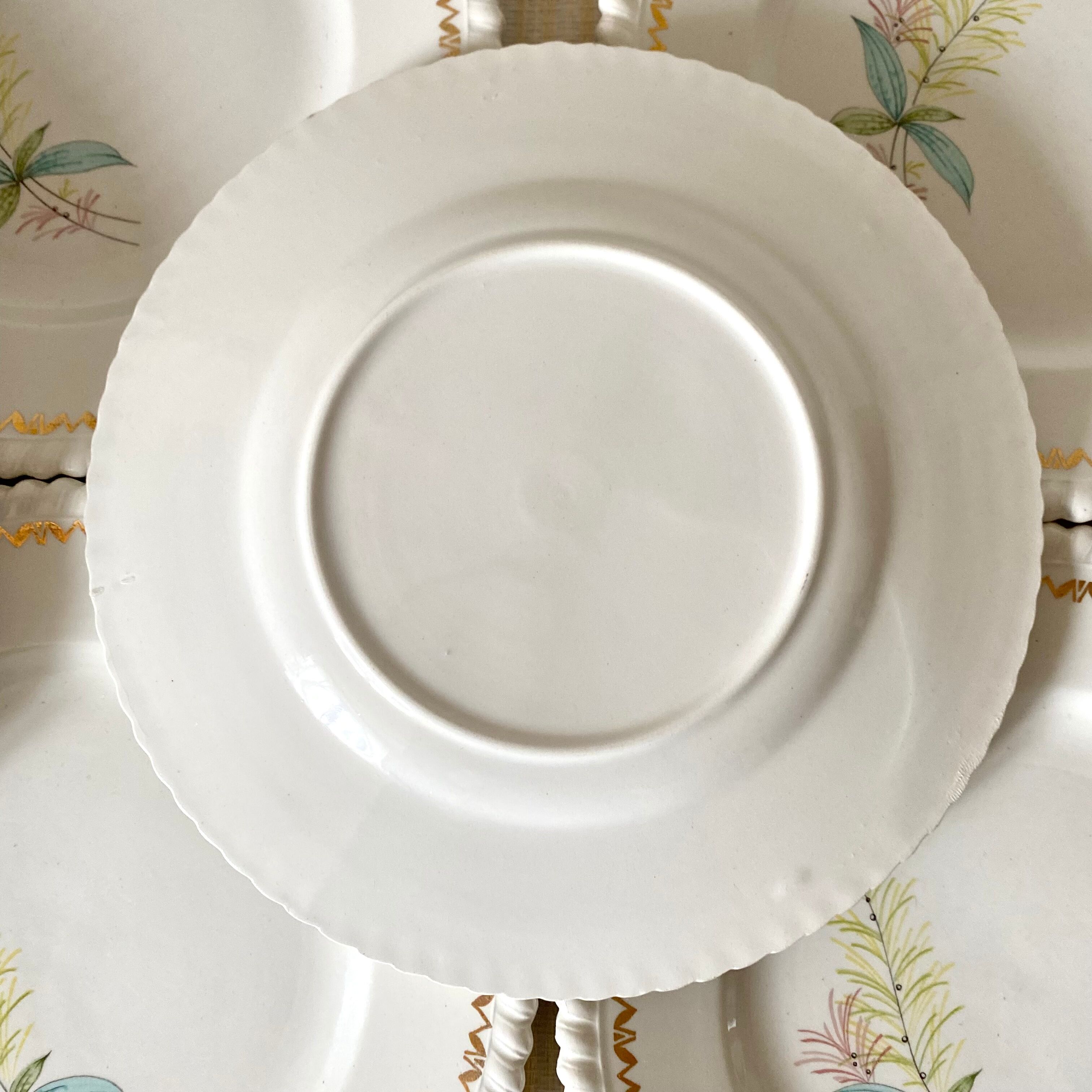 Vintage dessert plates