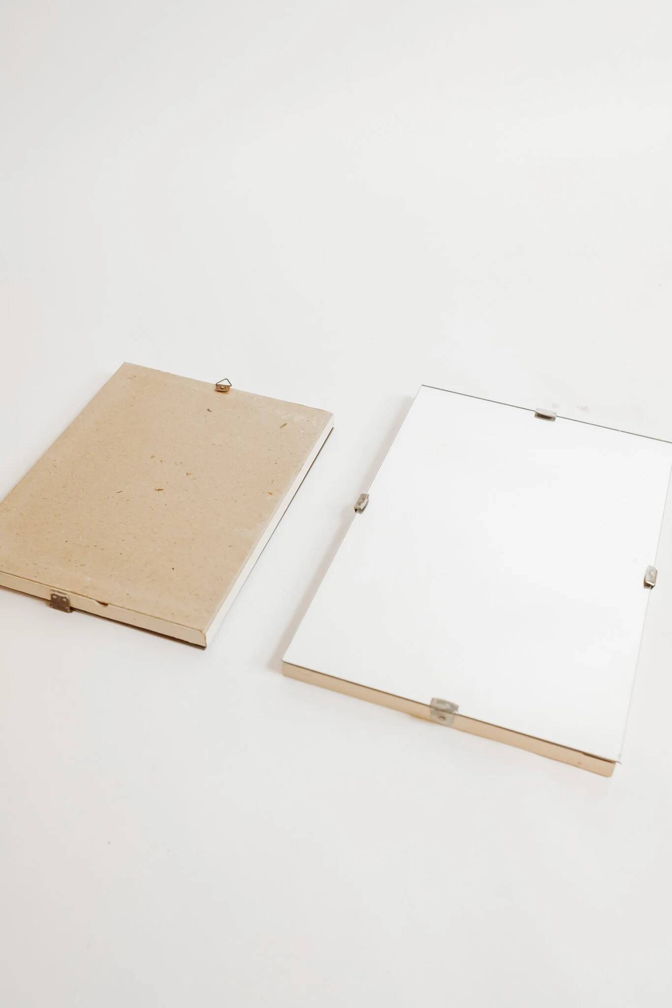 Miroirs rectangulaires vintage - lot de 2