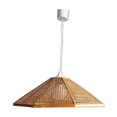 Suspension paille osier cannage