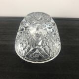 Bougeoir en cristal vintage modèle fontenay de la maison cristal d’arque
