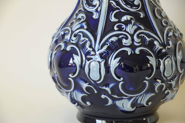 Vase Floral Marzi & Remy - West Germany - Céramique en en Grès de Sel