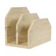 Vintage Travertine Natural Stone Magazine Rack – 1970s