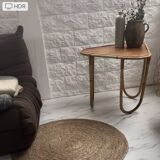 Small banbou tripod table from the 70s