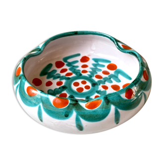 Empty pocket ceramic cup Vallauris Antonio Fabio vintage 80s