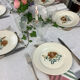6 old flat plates made in France Digoin