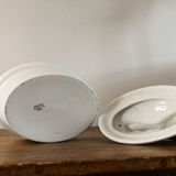 White porcelain rabbit terrine