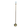 Vintage brass floor lamp from the 20th century.