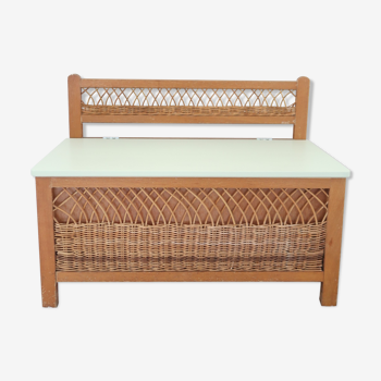 Rattan chest