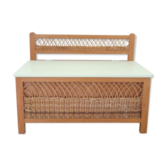 Rattan chest
