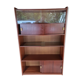 Showcase library vintage modernist 1960