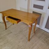 Light wood desk