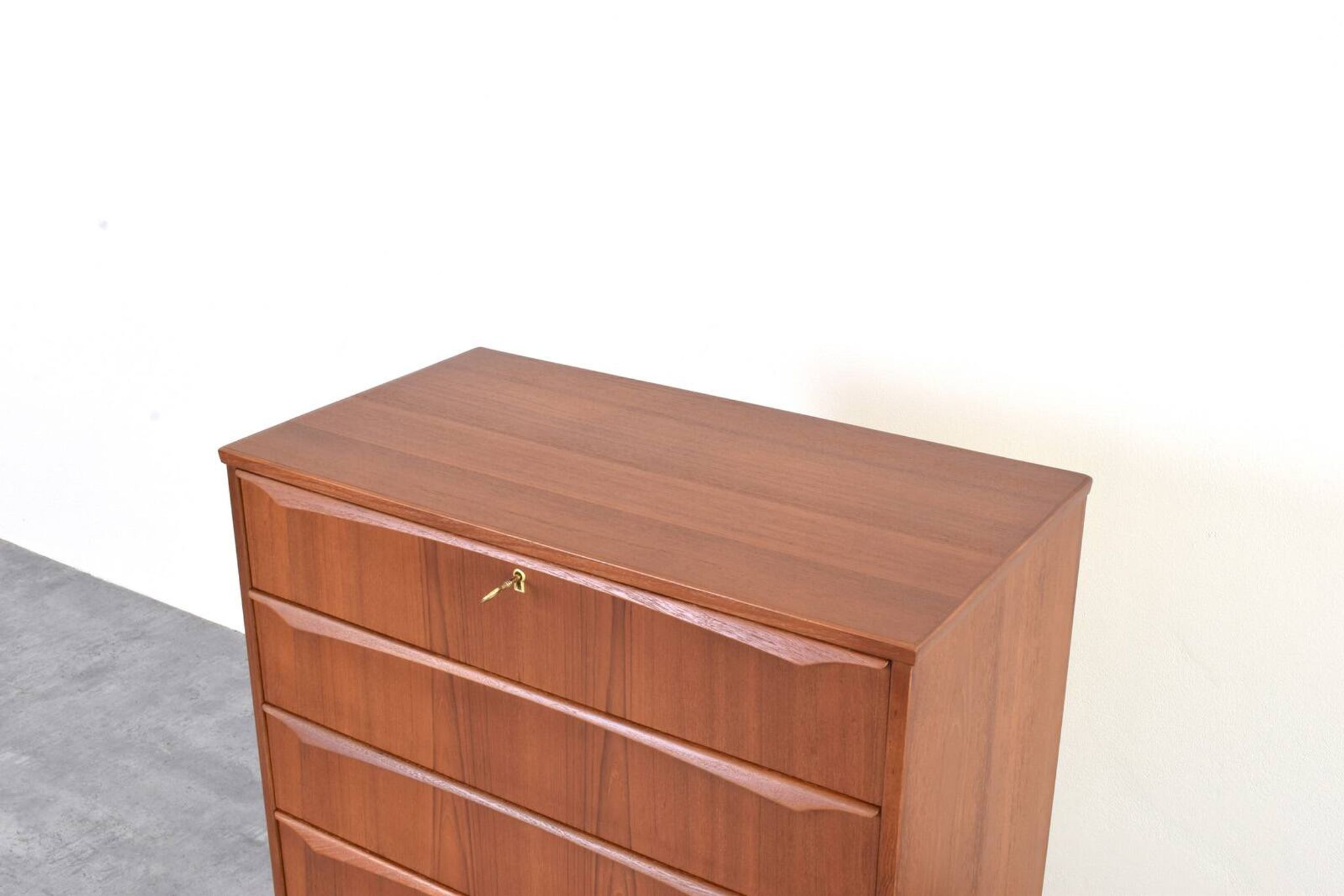 Mid-Century Danish Teak Chest of Drawers, 1960s.