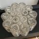 Wiła Leuchten wall lamp in molded glass 60s-70s