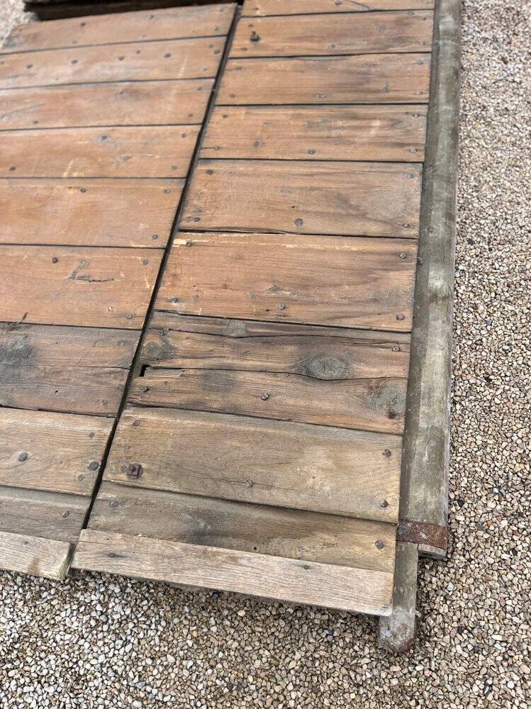 Large old barn door