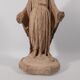 Virgin of devotion, patinated plaster, early nineteenth century