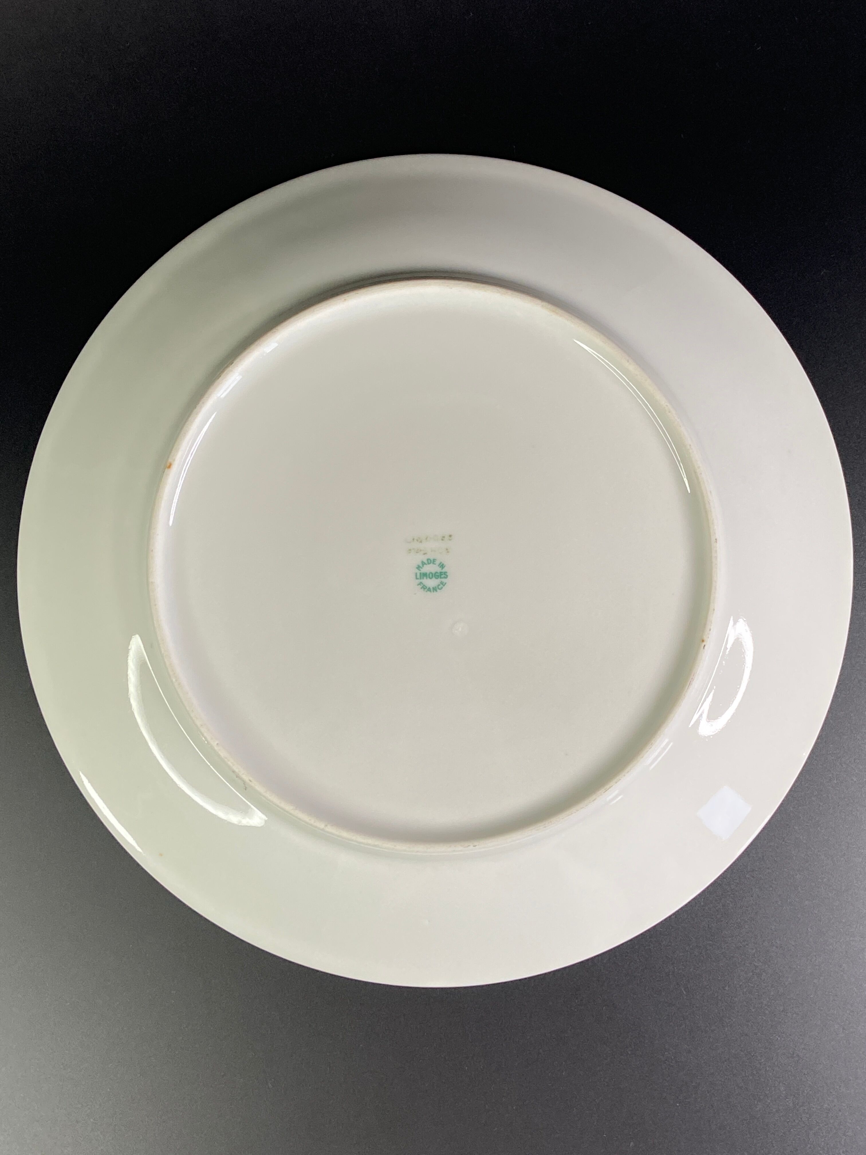 Assiette limoges porcelaine courting couple