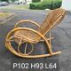 Rocking chair Rohe Noordwold vintage 60's