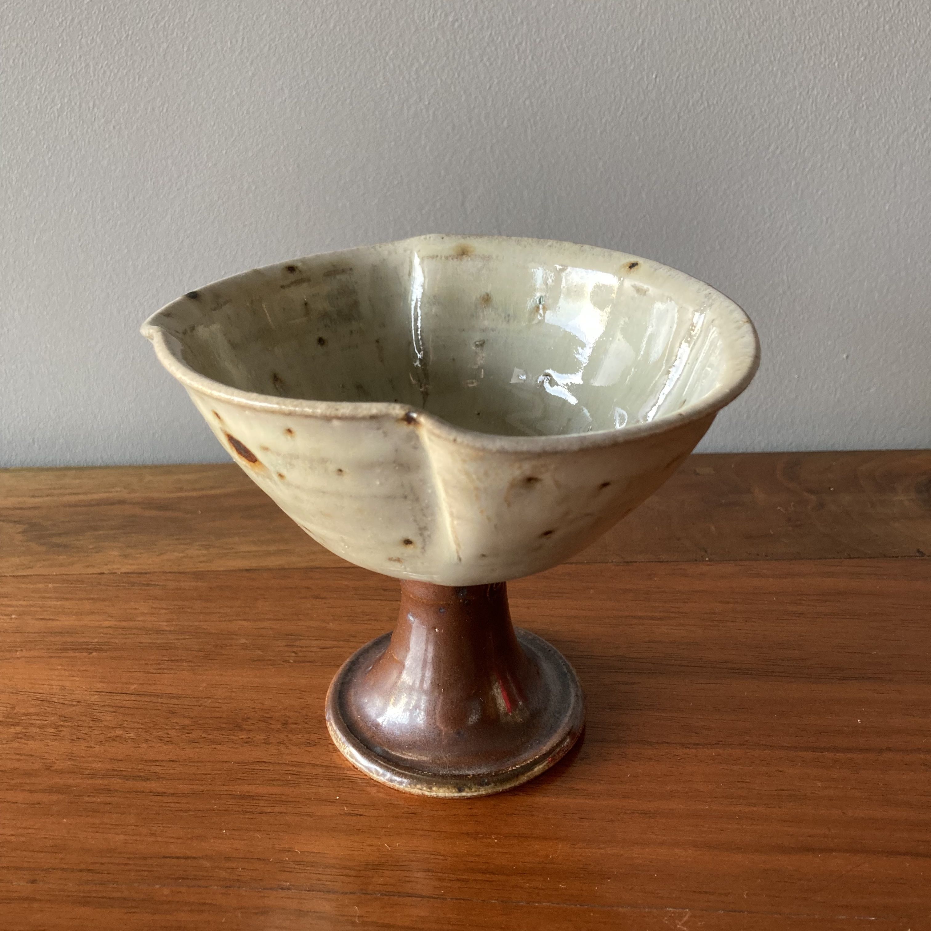 Japanese stone cup from la borne of the pedley-kepp workshop, 1970-1980