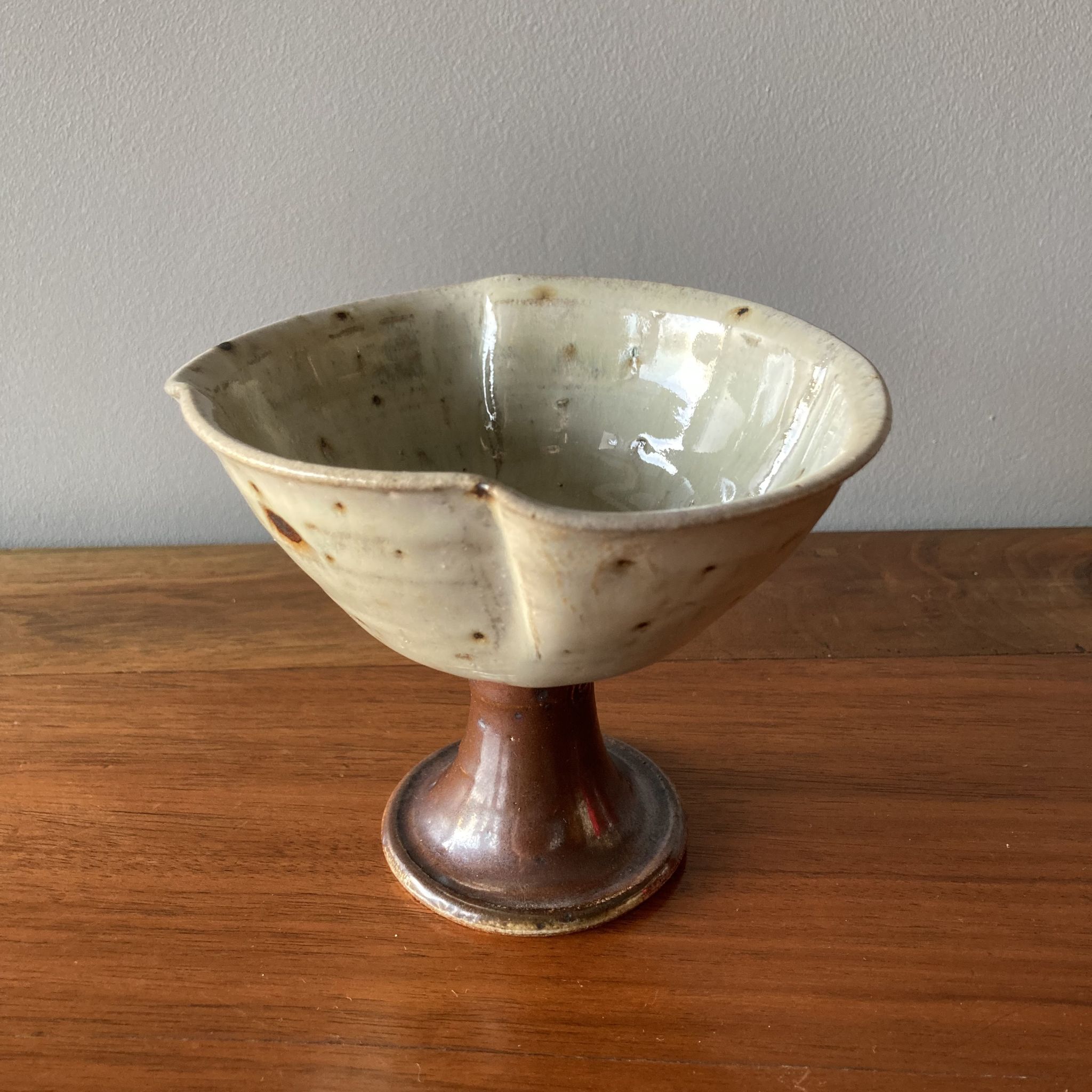 Japanese stone cup from la borne of the pedley-kepp workshop, 1970-1980