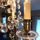 Crystal chandelier diamond cut 9 fires 1880