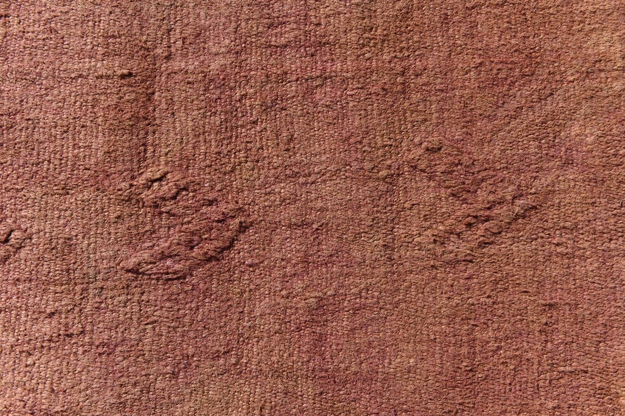 6x9 Turkish Vintage Kilim Rug, Terracotta Hand-Woven Minimalist Carpet