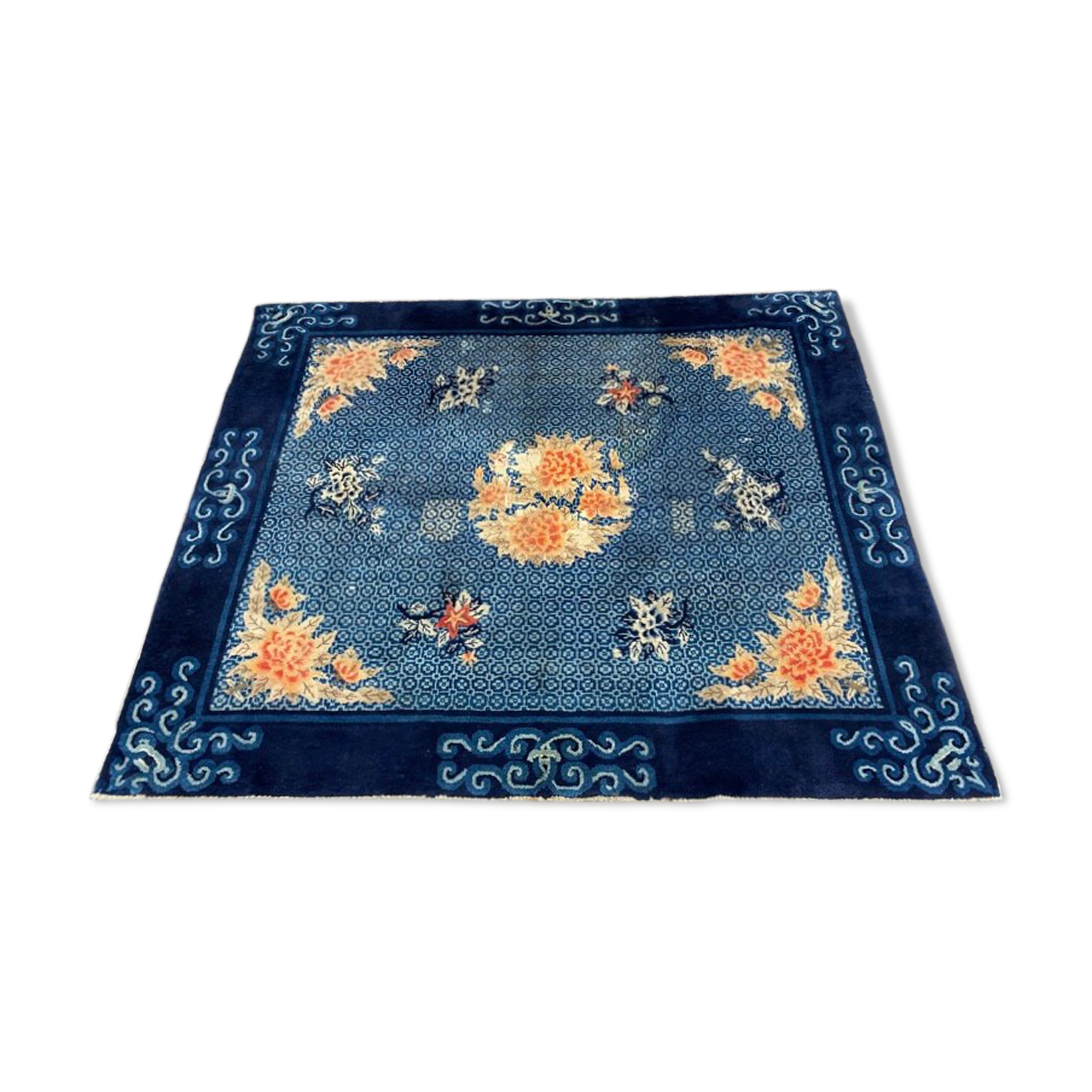 Old Chinese art deco rug spekin 150x190 cm