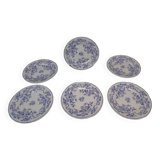 Set of 6 dessert plates épine uc sarreguemines model