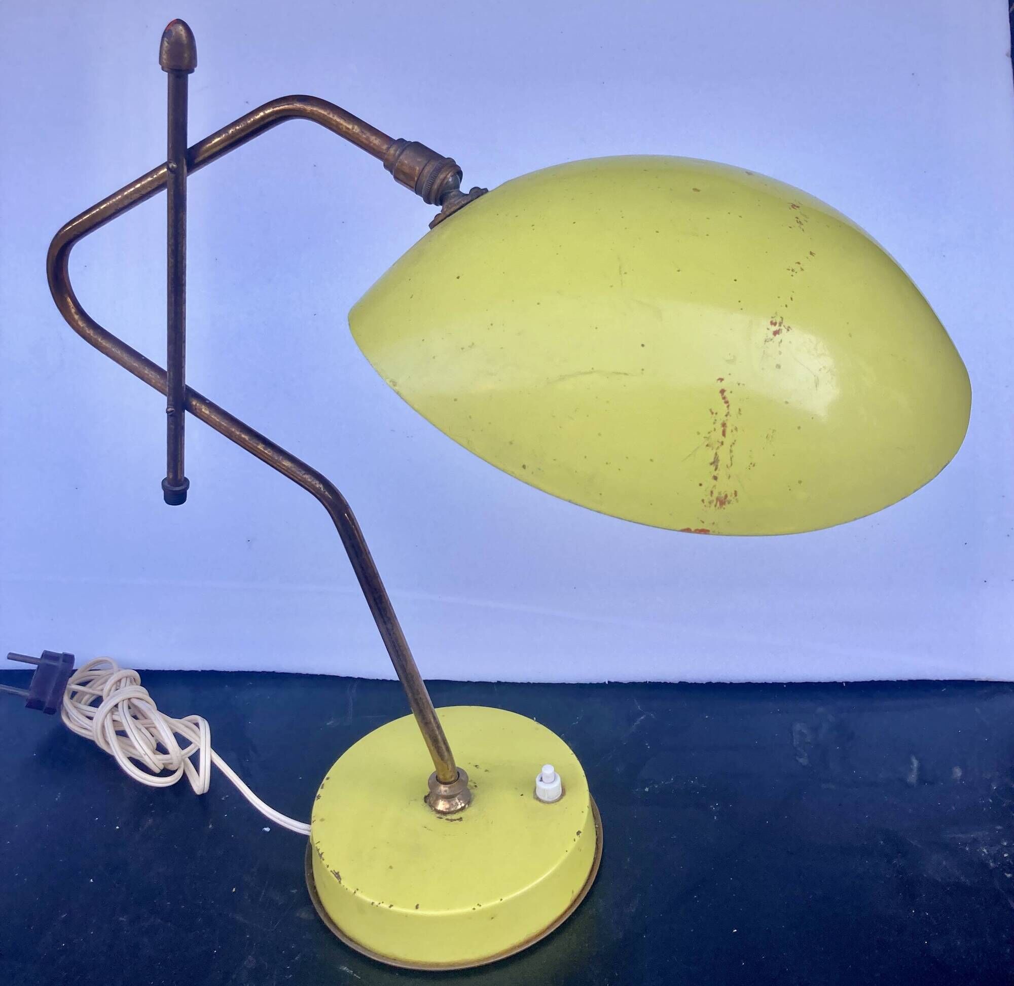Desk lamp by jean boris lacroix - vintage from the 1950s - rare!!!